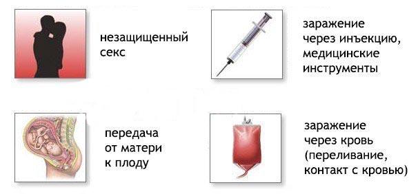 пути заражения гепатитом
