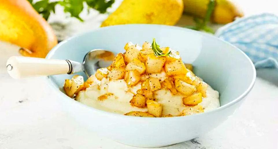 рецепт манная каша с грушей