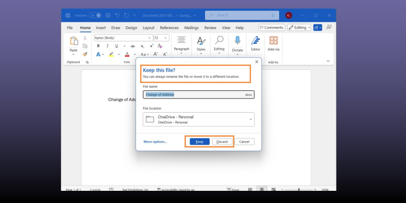 Microsoft Word будет автоматически сохранять документы в облаке