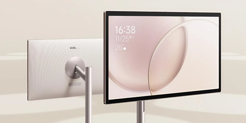 Xiaomi представила 27-дюймовый умный дисплей на ножке с колёсиками