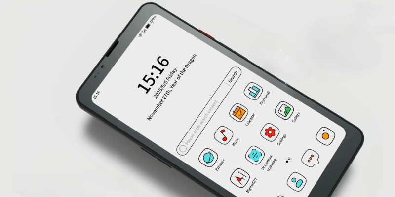 Представлен смартфон HiBreak Pro с цветным экраном E‑Ink и Android