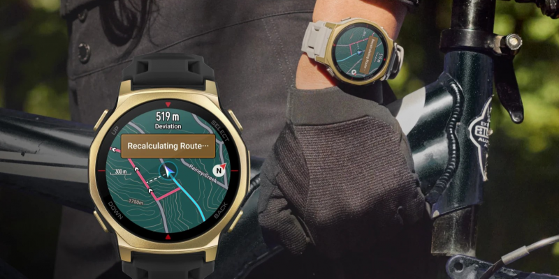 Представлены титановые часы Amazfit T‑Rex 3 Pro с фонариком и автономностью 25&nbsp;дней