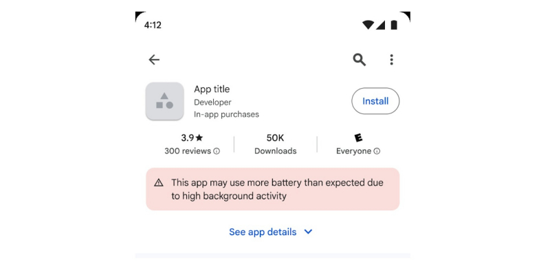 Google Play начнёт предупреждать о &laquo;прожорливых&raquo; приложениях
