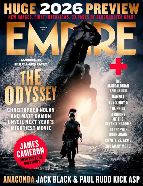 Мэтт Дэймон и Троянский конь: журнал Empire показал кадры и постеры &laquo;Одиссеи&raquo; Нолана