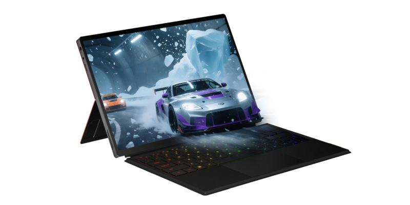 Представлен игровой планшет OneXPlayer Super X с AMOLED‑дисплеем и встроенной подставкой