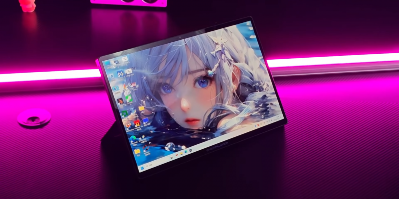 Представлен игровой планшет OneXPlayer Super X с AMOLED‑дисплеем и встроенной подставкой